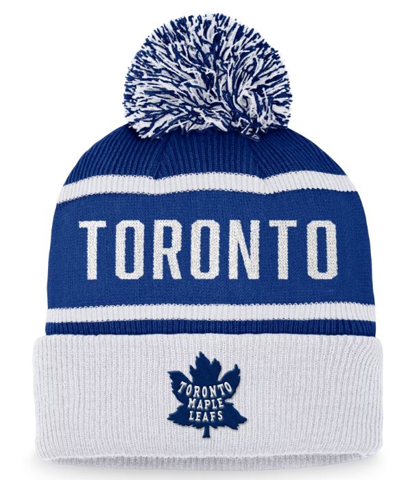 LNH Toronto Maple Leafs - Pompon en tricot à revers Heritage