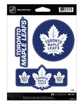 NHL Toronto Maple Leafs Team Stickers Triple