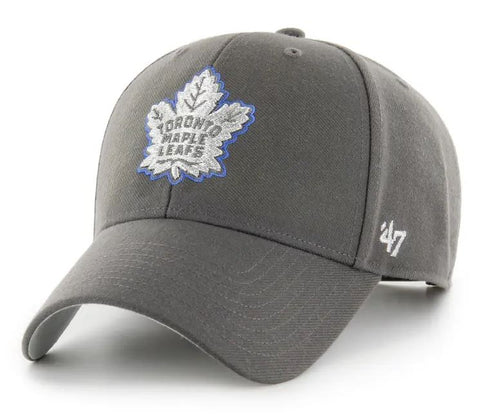 NHL Toronto Maple Leafs '47 MVP SNAPBACK - Metallic Graphite