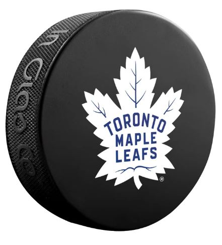 NHL Toronto Maple Leafs Logo Puck