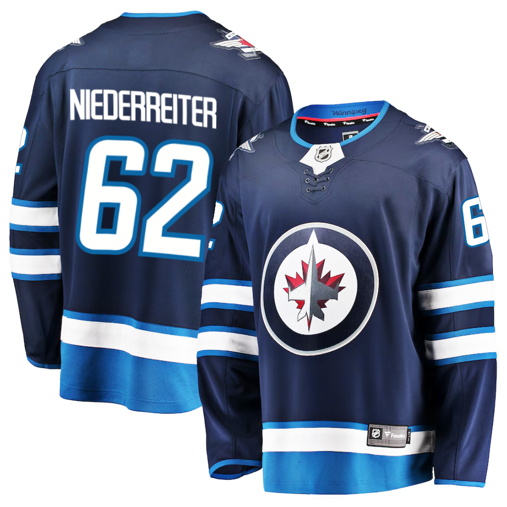 NHL Winnipeg Jets - Niederreiter 62 Breakaway Home Premier Jersey