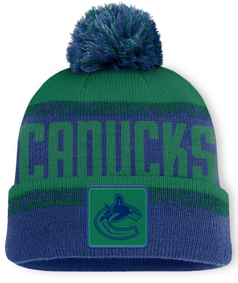 NHL Vancouver Canucks Thrive CUFF KNIT PomPom