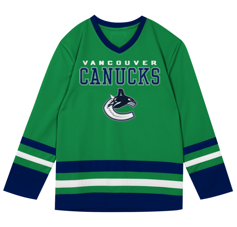 Kinder NHL Vancouver Canucks Wordmark Fan Jersey Shirt Basic