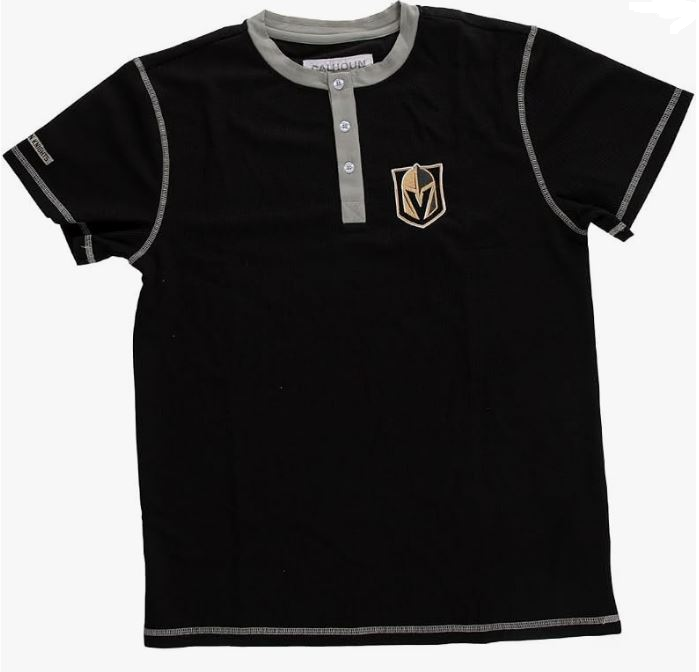 NHL Vegas Golden Knights Henley Waffle T-Shirt
