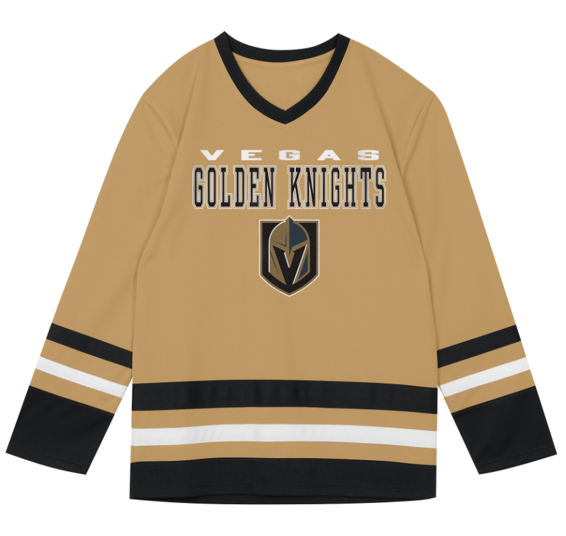 Kinder NHL Vegas Golden Knights Wordmark Fan Jersey Shirt Basic