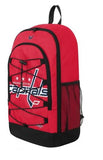 NHL Washington Capitals Bungee Backpack Red