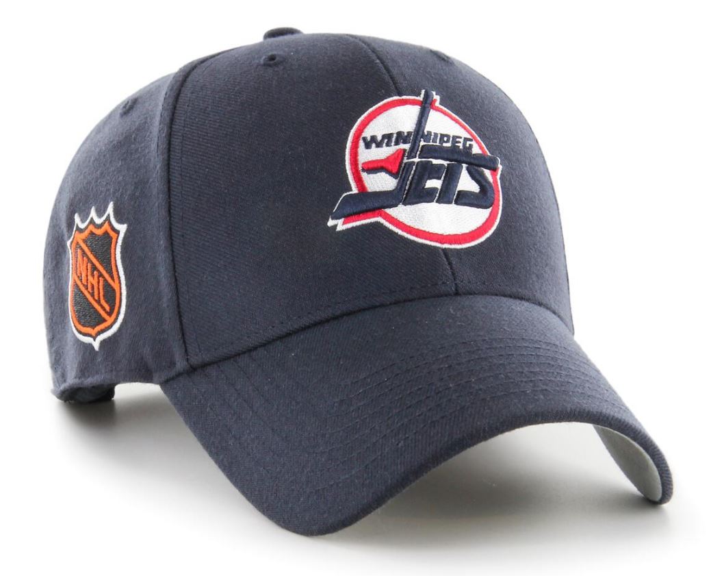 NHL Winnipeg Jets Vintage Sure Shot Snap &#39;47 MVP Navy