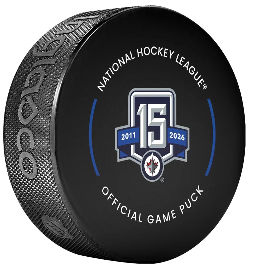 NHL Winnipeg Jets Official Game Puck 2025-26 - 15th Anniversary