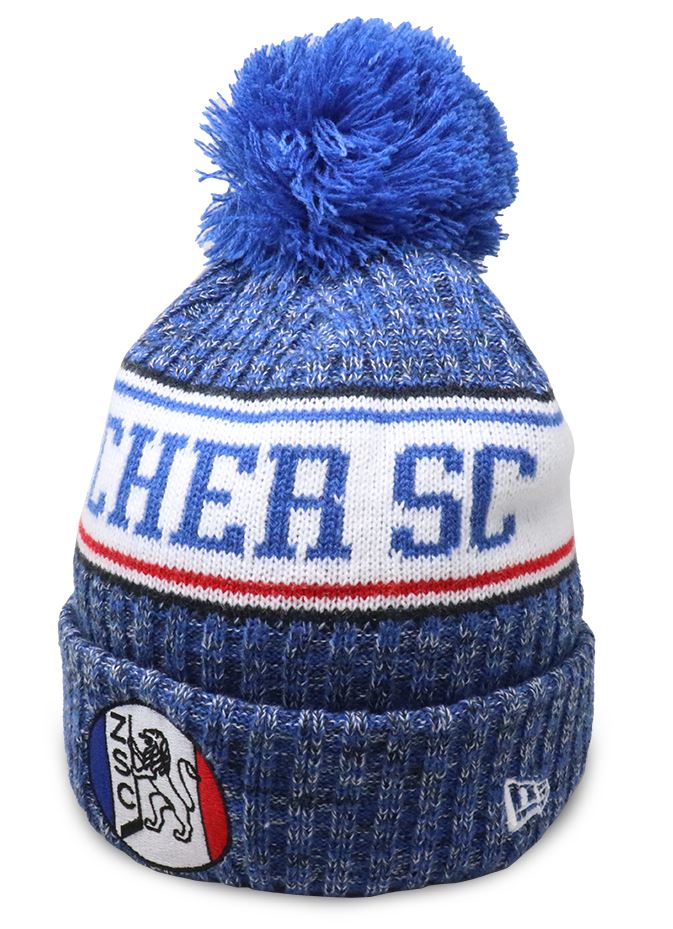 NLA ZSC Lions Beanie Retro Script Cuff Knit PomPom