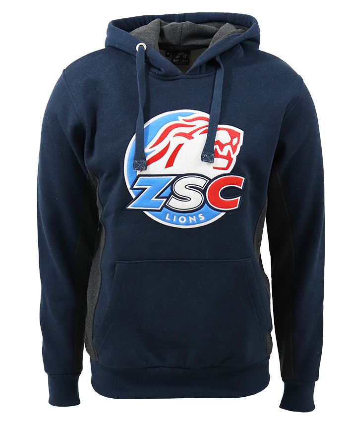 Sweat à capuche NLA ZSC Lions - Bleu marine