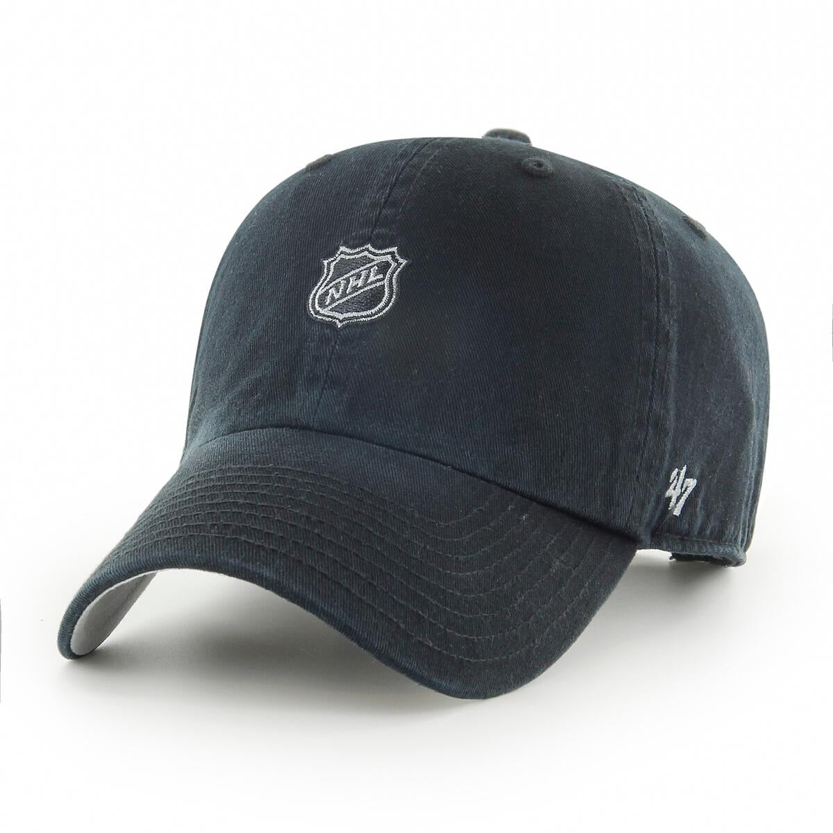 NHL Shield Logo Base Runner &#39;47 CLEAN UP Mini Logo White