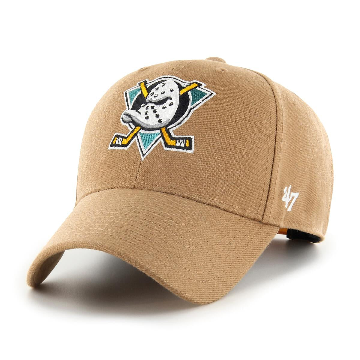NHL Anaheim Ducks MVP SNAPBACK &#39;47 Camel - Logo Green