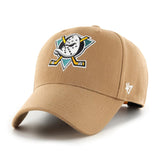 NHL Anaheim Ducks MVP SNAPBACK '47 Camel - Logo Green