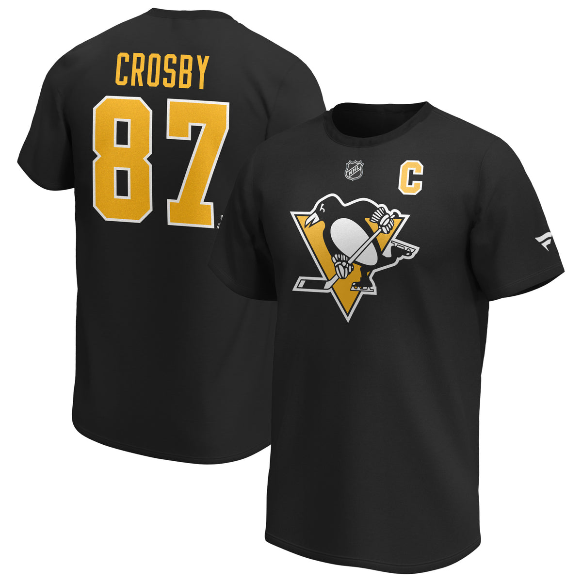 NHL Crosby 87 - Pittsburgh Penguins T-Shirt Black