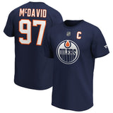 NHL McDavid 97 - Edmonton Oilers T-Shirt Navy