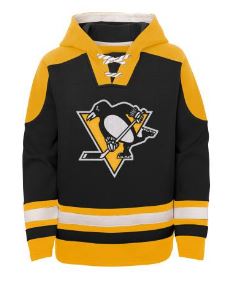 Kinder NHL Pittsburgh Penguins Hockey Hood Double Stripes - Black