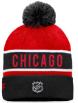 NHL Chicago Blackhawks - ProGame Cuffed Knit PomPom