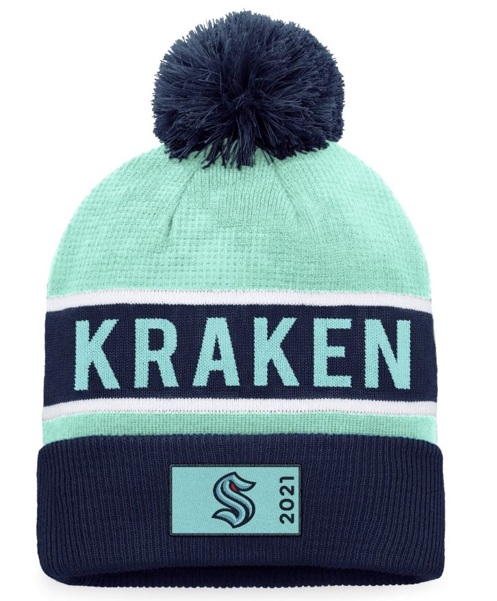 NHL Seattle Kraken - ProGame Cuffed Knit PomPom