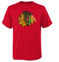 Kinder NHL Chicago Blackhawks Primary Logo T-Shirt - Red
