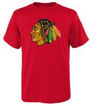 Kinder NHL Chicago Blackhawks Primary Logo T-Shirt - Red