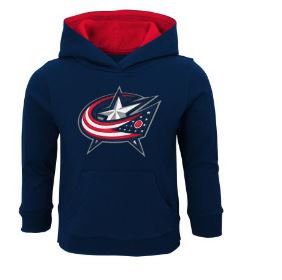 Kinder NHL Columbus Blue Jackets Hoodie Fleece Premium Navy