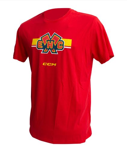 NLA EHC Biel Logo TEE CCM SR - Rot (2XL only)