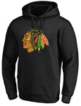 NHL Chicago Blackhawks Hoodie Primary Logo - Black