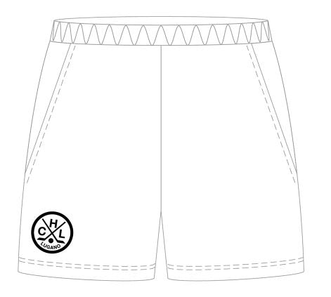 NLA HC Lugano Tank Shorts Away White