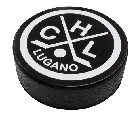 NLA HC Lugano Puck Black