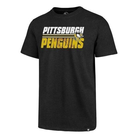 Pittsburgh Penguins Shirt Black & Yellow NHL Merch Ballers.ch
