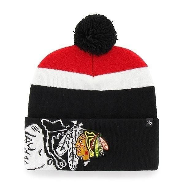 Chicago Blackhawks Beanie NHL Merch Ballers.ch