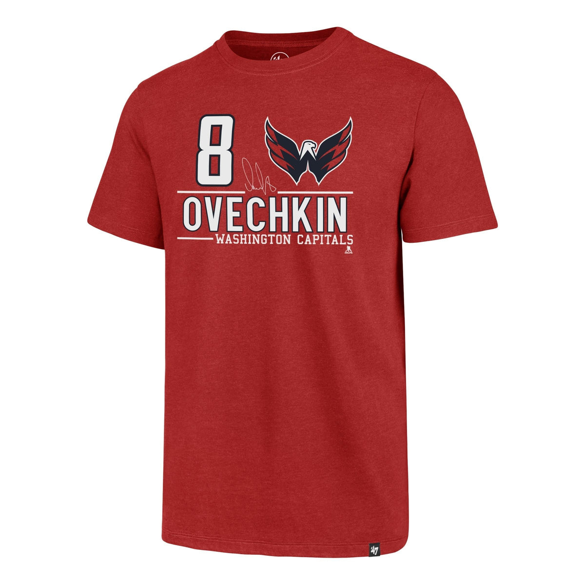 NHL Player Alex Ovechkin 8 - &#39;47 CLUB T-Shirt
