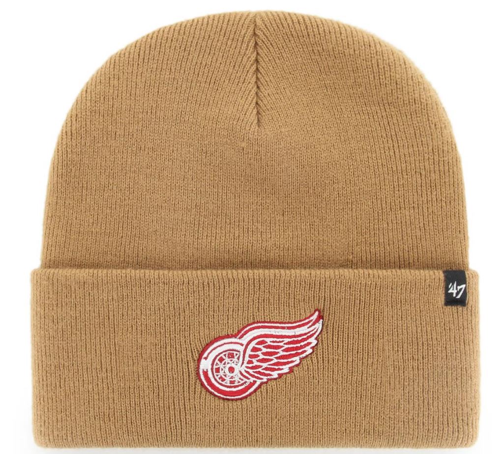 NHL Detroit Red Wings Haymaker &#39;47 CUFF KNIT - Camel