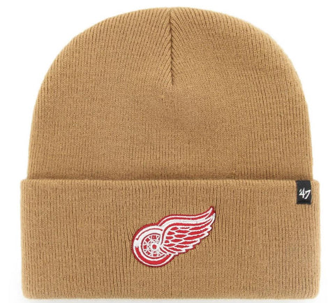 NHL Detroit Red Wings Haymaker '47 CUFF KNIT - Camel