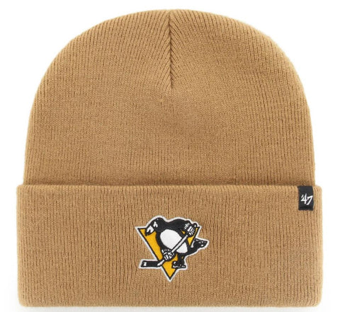 NHL Pittsburgh Penguins Haymaker '47 CUFF KNIT - Camel