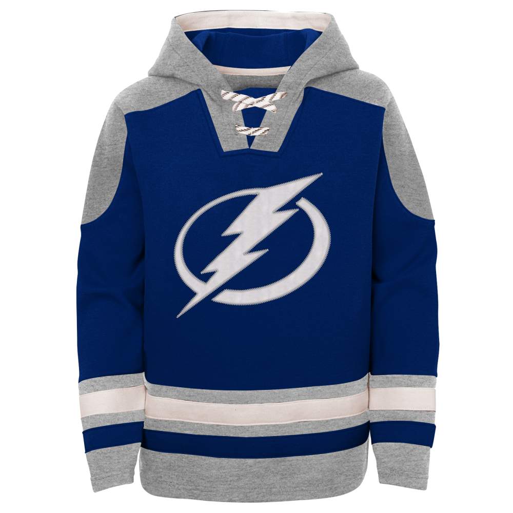 Kinder NHL Tampa Bay Lightning Hockey Hood Double Stripes