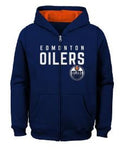 Kinder NHL Edmonton Oilers ZIP Hoodie Navy