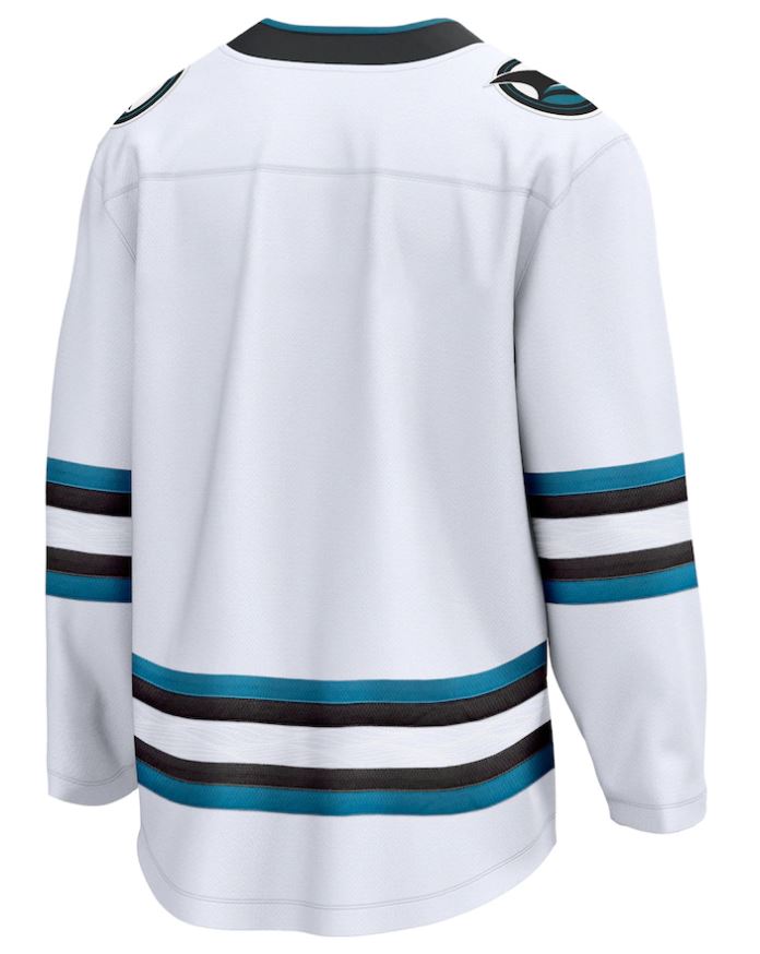Kinder NHL San Jose Sharks - Away Replica Jersey White Neutral