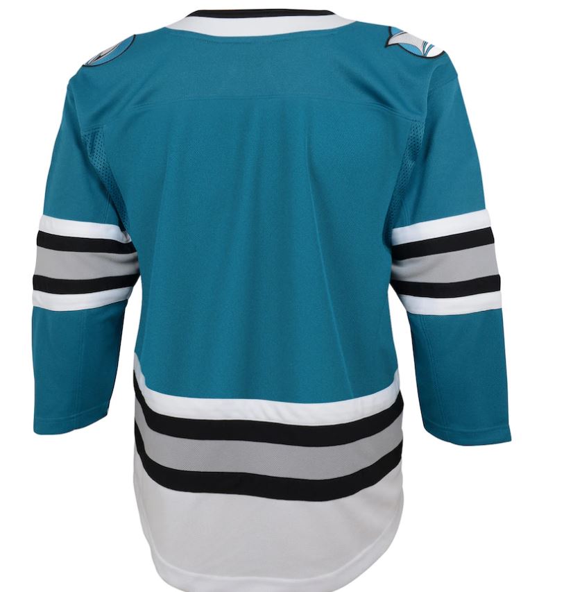 Kinder NHL San Jose Sharks - Home Replica Jersey Teal Neutral