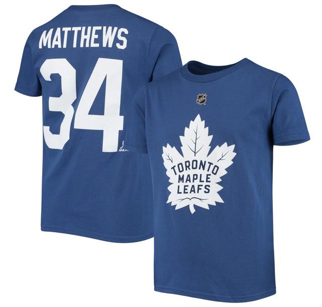 Kinder NHL Matthews 34 - Toronto Maple Leafs - T-Shirt