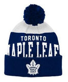 Kinder NHL Toronto Maple Leafs Beanie Stretchark  PomPom