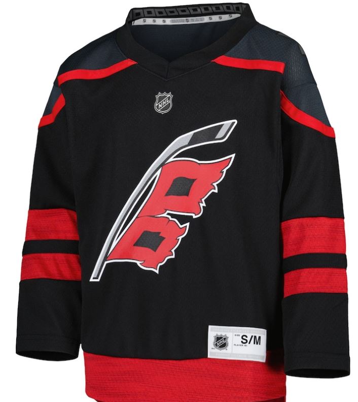 Kinder NHL Carolina Hurricanes - Alternate Replica Jersey Black Neutral