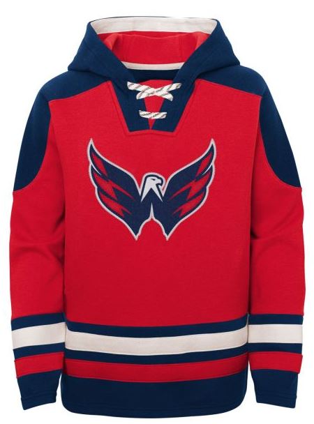 Kinder NHL Washington Capitals Hockey Hood Double Stripes