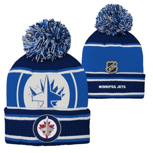 Kinder NHL Winnipeg Jets Beanie Grinder PomPom