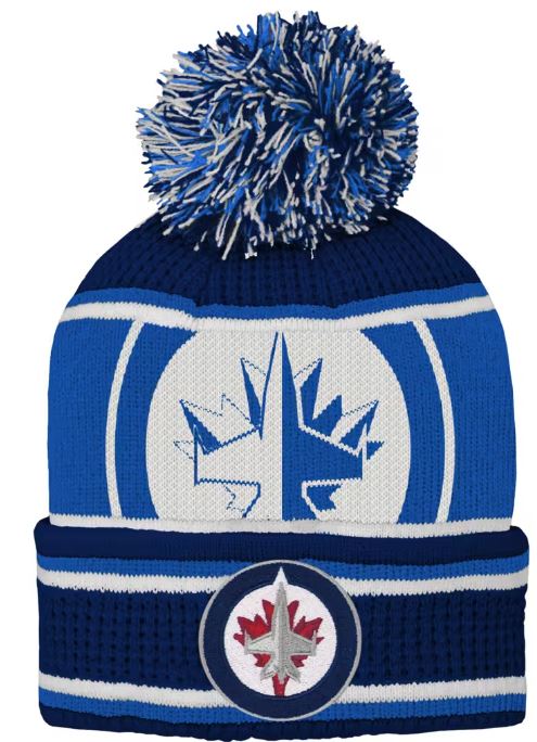 Kinder NHL Winnipeg Jets Beanie Grinder PomPom