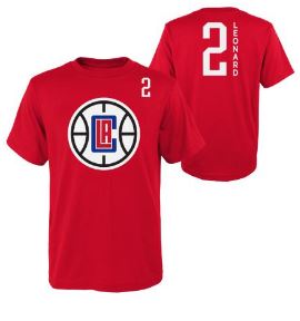 NBA Los Angeles Clippers Kawhi Leonard 2 - Standing Tall SS Tee
