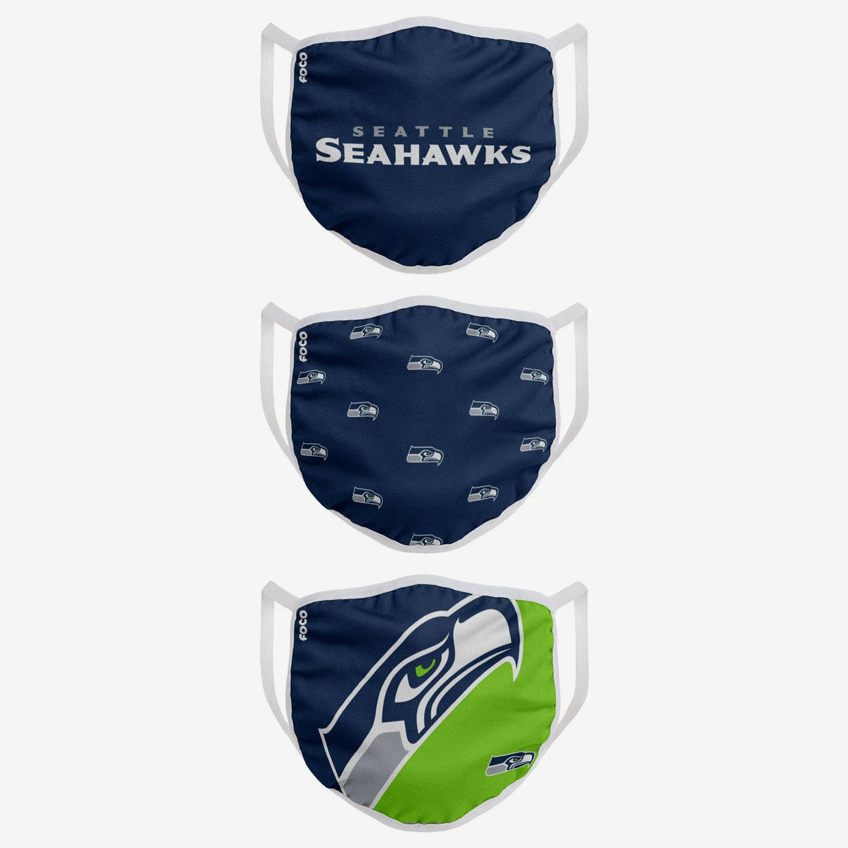 NFL Seattle Seahawks Masken 3er Pack