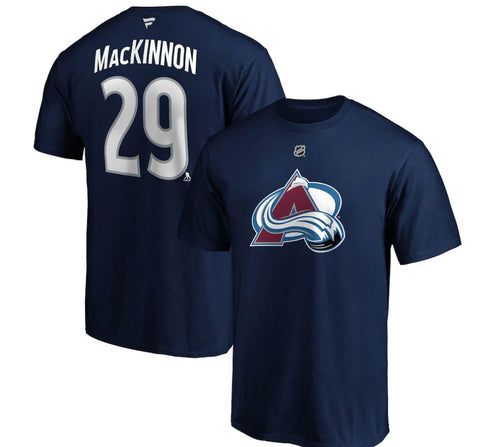 NHL Mac Kinnon 29 - Colorado Avalanche T-Shirt Navy