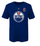 Kinder NHL McDavid 97 - Edmonton Oilers Home - T-Shirt Navy
