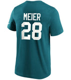 Kinder NHL Meier 28 - San Jose Sharks - T-Shirt Teal (Grössen 164/176)